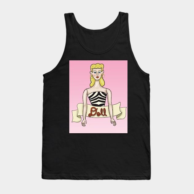 Doll Tank Top by tesiamarieart